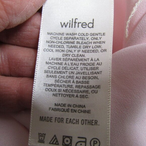 ARITZIA WILFRED Pink Pastel BUGSY Coquette Fairy Lolita Chiffon Mini Dress XS - Picture 9 of 11